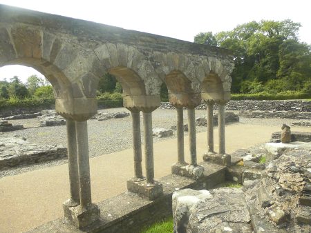 Arches at Mellifont Abbey - Public Domain Photograph